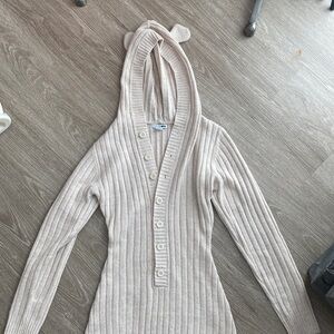 Cozy Cream Hooded Sweater